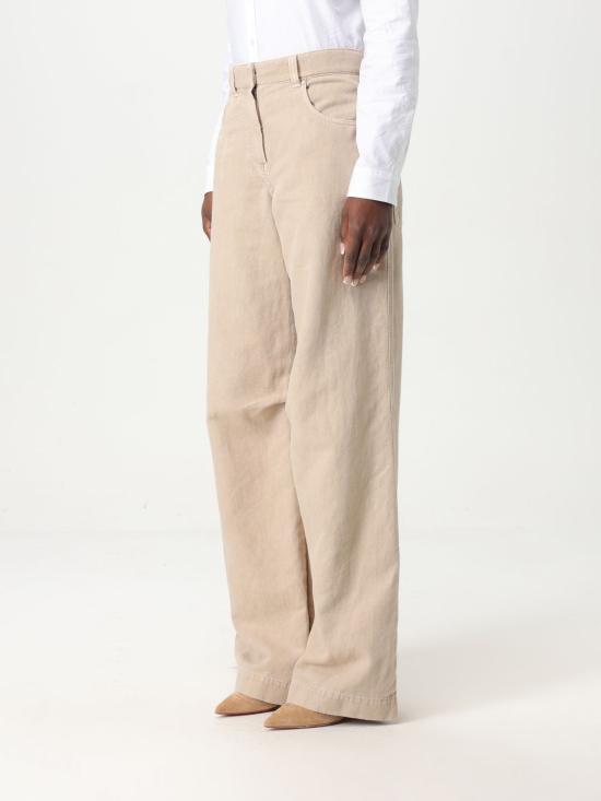 25FW 브루넬로 쿠치넬리 스트레이트 팬츠 ML996P5985 C2910 Beige - BRUNELLO CUCINELLI