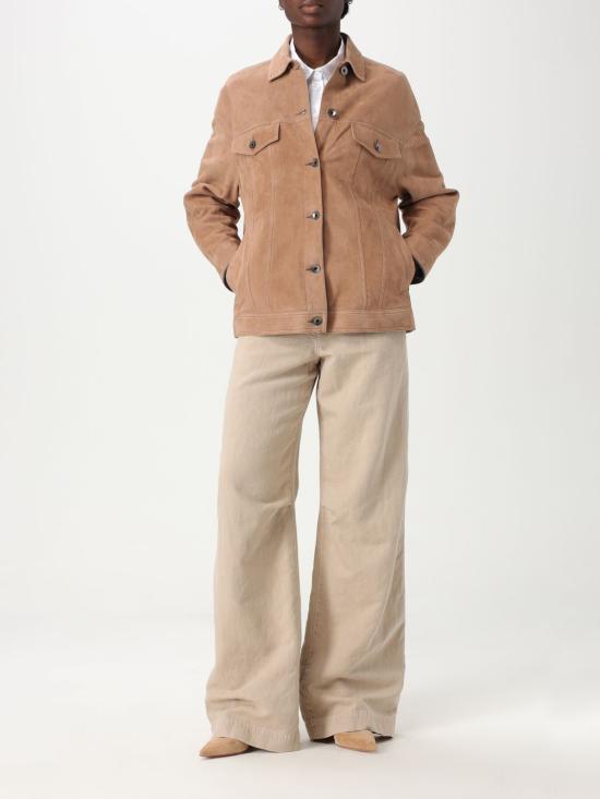 25FW 브루넬로 쿠치넬리 스트레이트 팬츠 ML996P5985 C2910 Beige - BRUNELLO CUCINELLI