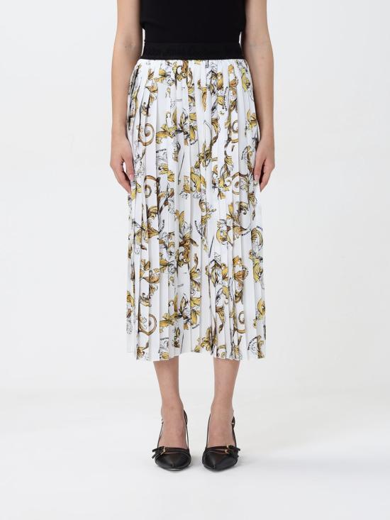 25SS 베르사체 숏 스커트 78HAE805NS574 G03 White