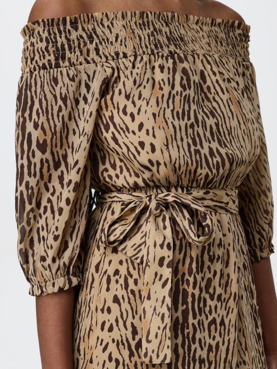 25SS 리우조 롱 원피스 WA5329T6867 M9550 Brown - LIU JO