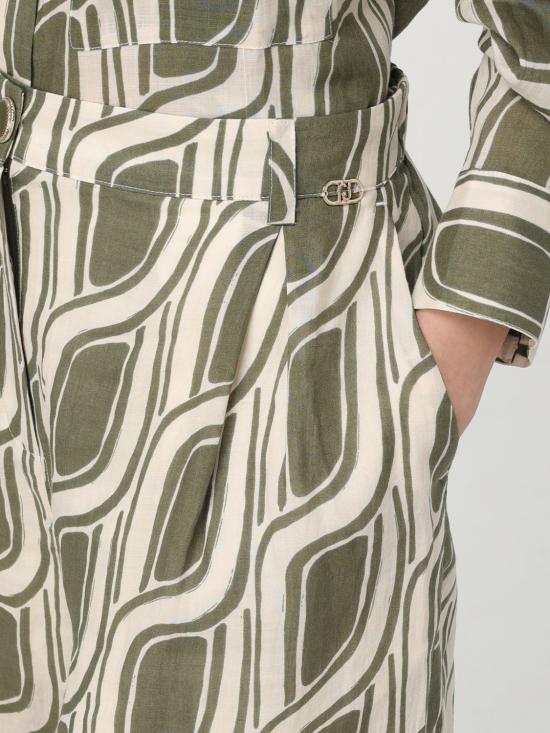 25FW 리우조 스트레이트 팬츠 WA5484T6862 M9531 Green - LIU JO