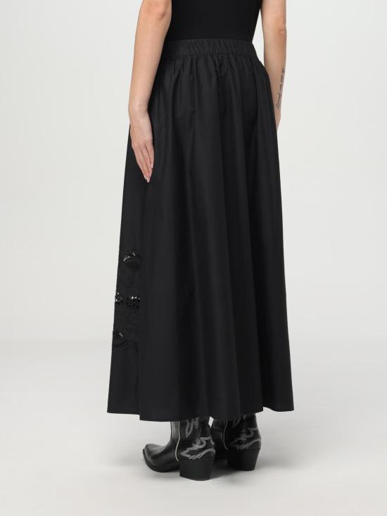 25FW 리우조 롱 스커트 WA5258T4853 22222 Black - LIU JO