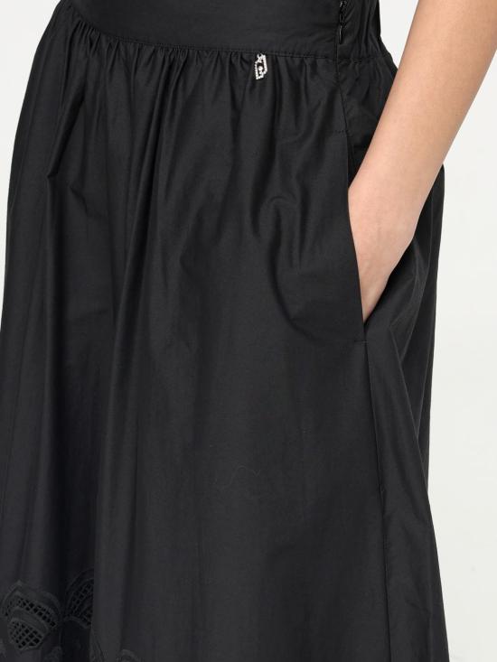 25FW 리우조 롱 스커트 WA5258T4853 22222 Black - LIU JO