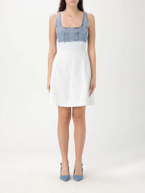 25SS 모스키노 숏 원피스 04193721 1483 Ice