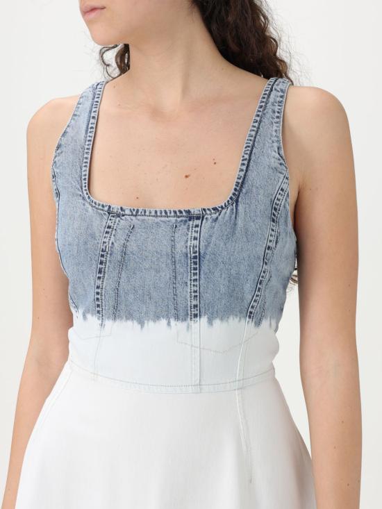 25SS 모스키노 숏 원피스 04193721 1483 Ice - MOSCHINO