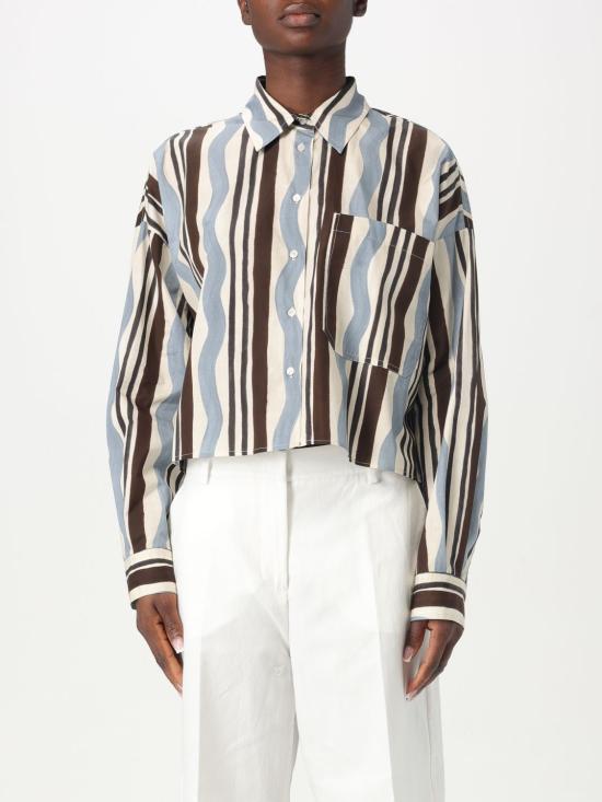 25SS 위켄드막스마라 블라우스 2515111112600 004 Blue