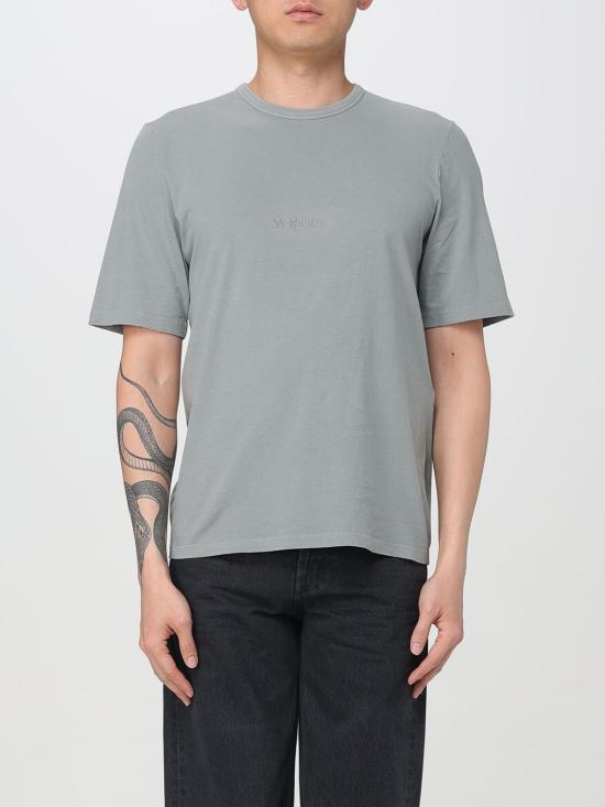 25FW 생로랑 반팔 티셔츠 818535YBHD2 1467 Grey