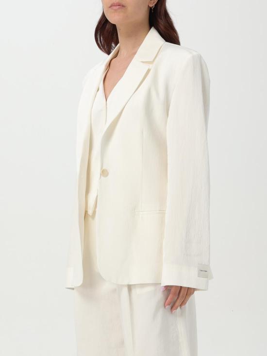 25SS 캘빈클라인 자켓 K20K208356 YAS White - CALVIN KLEIN