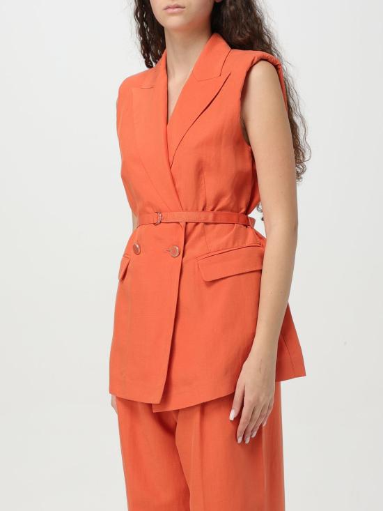 25FW 리우조 베스트 WA5133T4818 71446 Brick Red - LIU JO