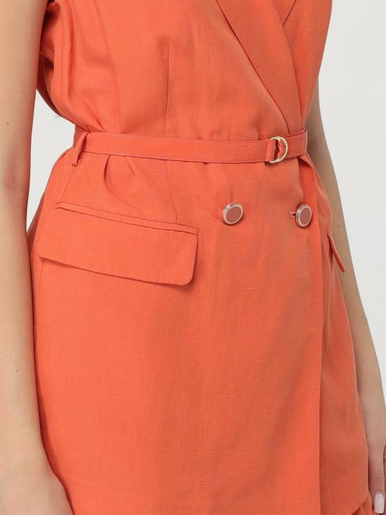 25FW 리우조 베스트 WA5133T4818 71446 Brick Red - LIU JO