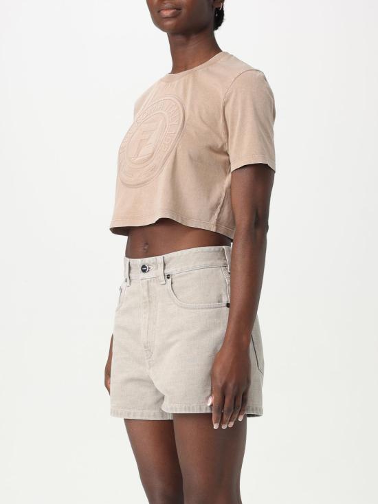 25FW 펜디 반팔 티셔츠 FS9715ASNI F1RX9 Beige - FENDI