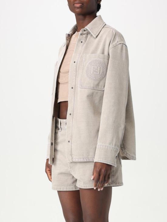 25SS 펜디 자켓 FLF677ASMB F1RX9 Beige - FENDI