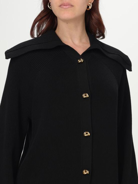 25SS 보테가베네타 가디건 829580V59X0 1000 Black - BOTTEGA VENETA