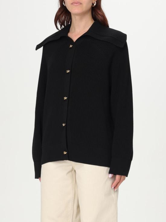 25SS 보테가베네타 가디건 829580V59X0 1000 Black - BOTTEGA VENETA