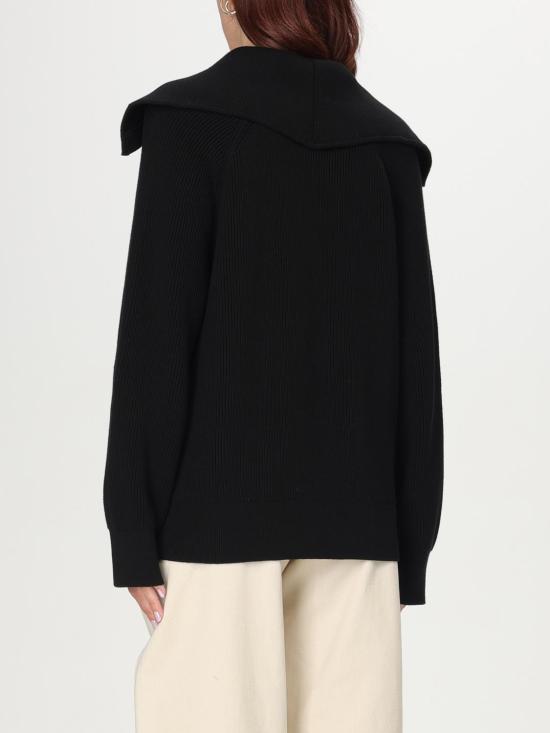 25SS 보테가베네타 가디건 829580V59X0 1000 Black - BOTTEGA VENETA