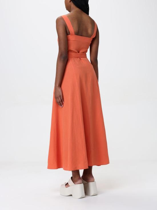 25FW 리우조 롱 원피스 WA5312T4818 71446 Brick Red - LIU JO