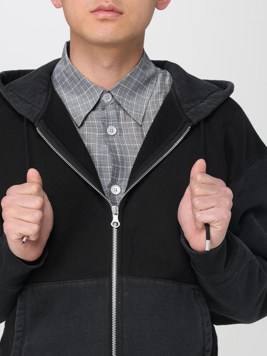 25SS 아워레가시 후드 티셔츠 M2256RP Black - OUR LEGACY