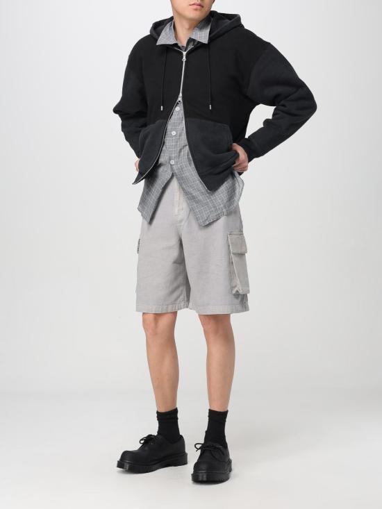 25SS 아워레가시 후드 티셔츠 M2256RP Black - OUR LEGACY