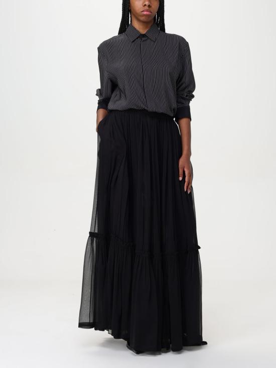 25FW 생로랑 블라우스 823656Y4K76 1095 Black - SAINT LAURENT