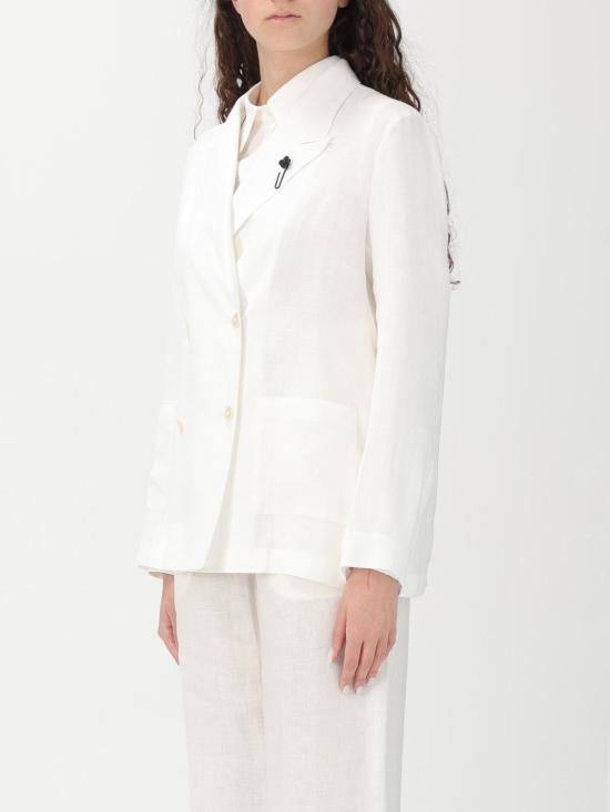 25SS 라르디니 자켓 P5PICASSOESD64806 100 White - LARDINI