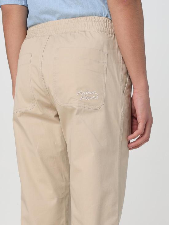 25FW 메종키츠네 스트레이트 팬츠 OM01117WW9031 0176 Sand - MAISON KITSUNE