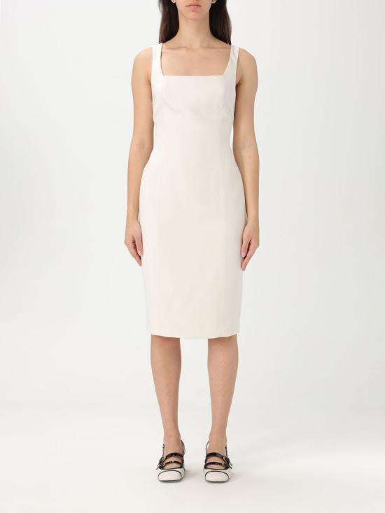 25SS 랄프 로렌 미디 원피스 253963610 001 Cream