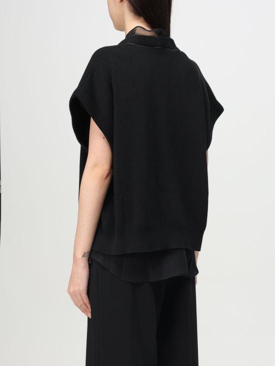 25SS 브루넬로 쿠치넬리 가디건 M19257716 C101 Black - BRUNELLO CUCINELLI