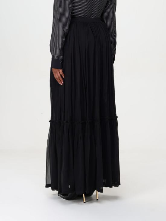 25FW 생로랑 롱 스커트 823141Y115W 1000 Black - SAINT LAURENT