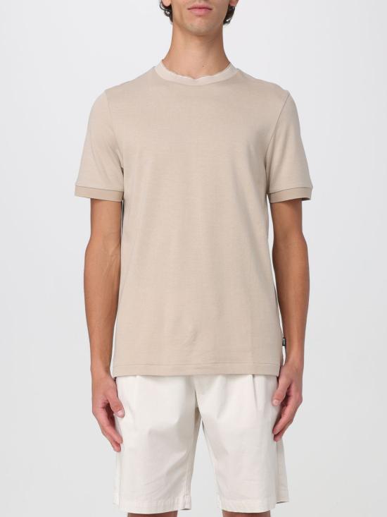 25SS 보스 반팔 티셔츠 50536847 275 Beige
