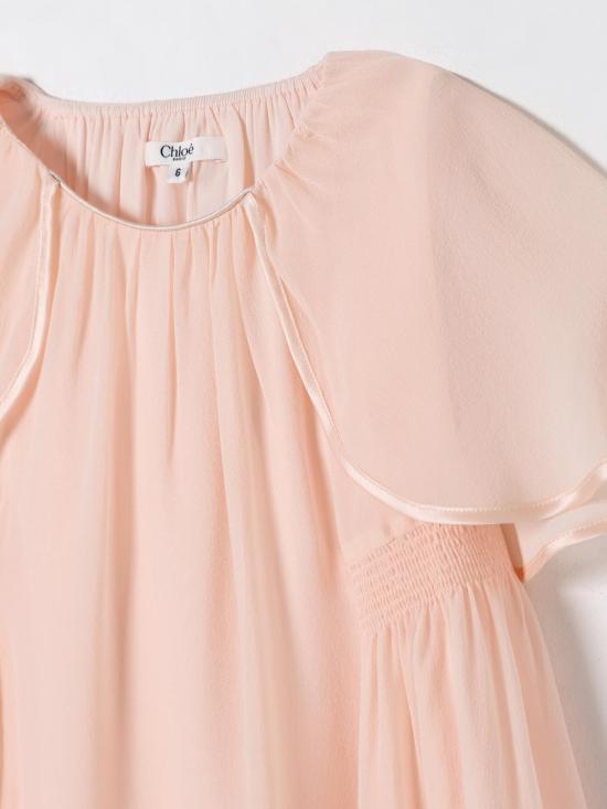 25FW [키즈] 끌로에 원피스 C20603 46J Pink - CHLOE