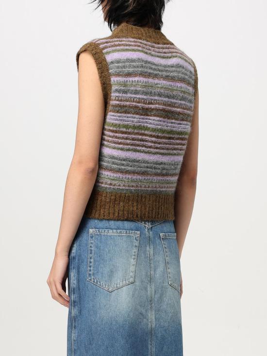 25SS 가니 민소매 티셔츠 K2356 838 Olive - GANNI