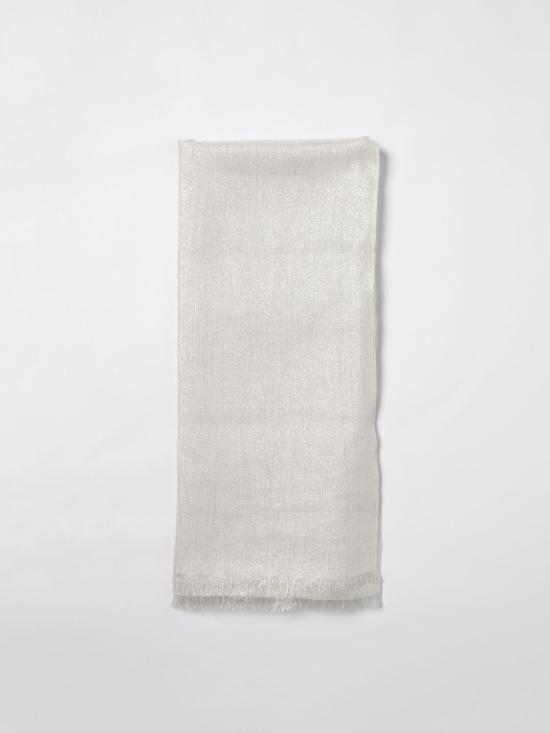 25FW 브루넬로 쿠치넬리 머플러/스카프 MSCDAR097 C159 White