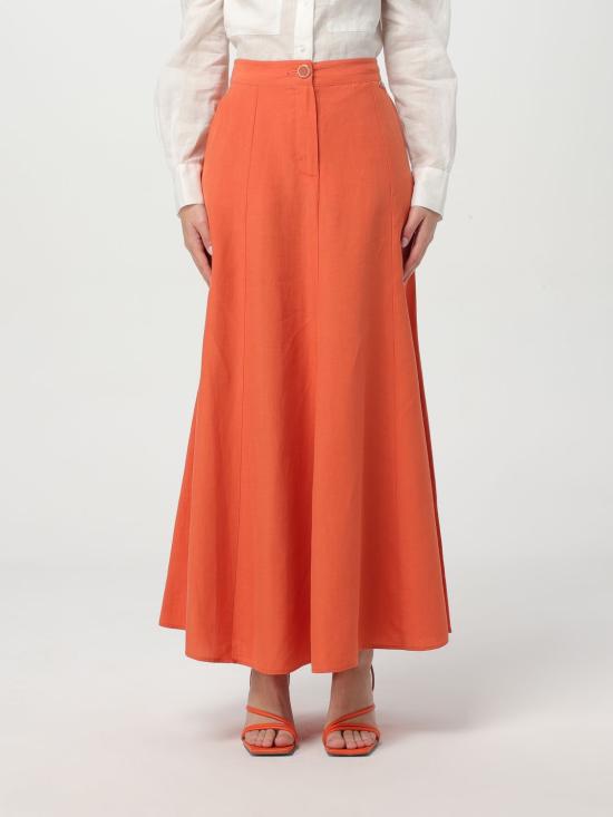25FW 리우조 롱 스커트 WA5353T4818 71446 Orange