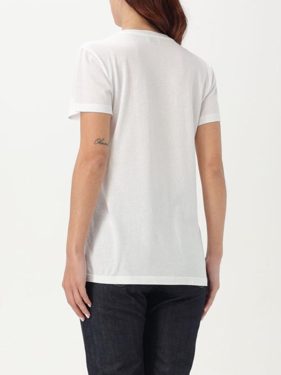 25FW 생로랑 반팔 티셔츠 817047Y37YJ 9010 White - SAINT LAURENT