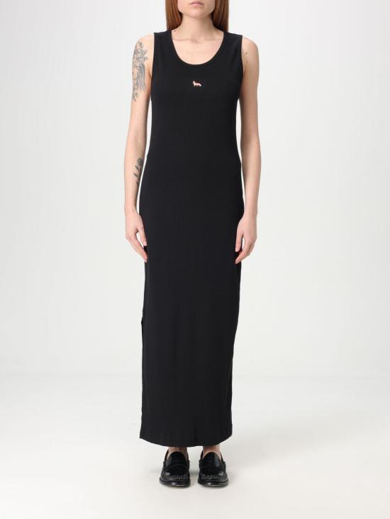 25SS 메종키츠네 롱 원피스 MW01602KJ0125 P199 Black