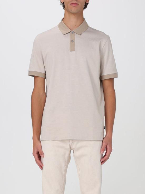 25FW 보스 폴로 티셔츠 50532246 275 Beige