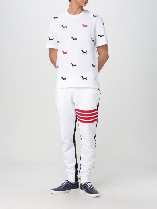 25SS 톰브라운 트레이닝/조거 팬츠 MJQ215A06931 960 White - THOM BROWNE