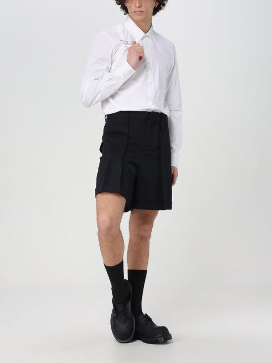 25FW 알렉산더 맥퀸 T바 하네스 셔츠 828259QNAAX 9000 White - ALEXANDER MCQUEEN