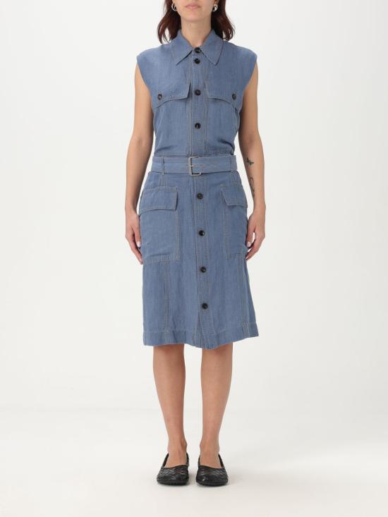 25SS 보테가베네타 미디 원피스 807860V4CX0 4000 Denim