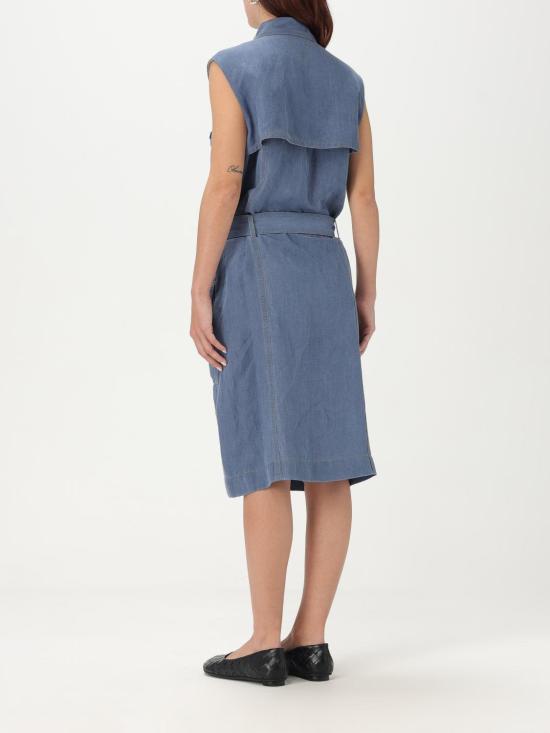 25SS 보테가베네타 미디 원피스 807860V4CX0 4000 Denim - BOTTEGA VENETA