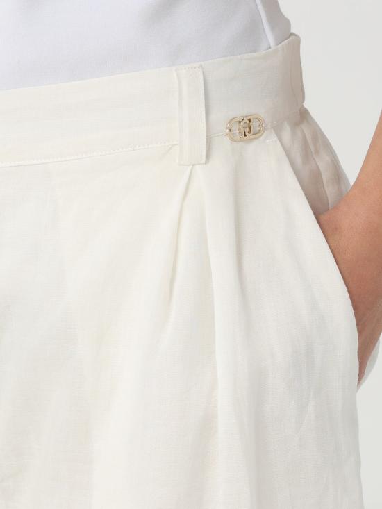 25FW 리우조 스트레이트 팬츠 WA5484T6862 10701 White - LIU JO