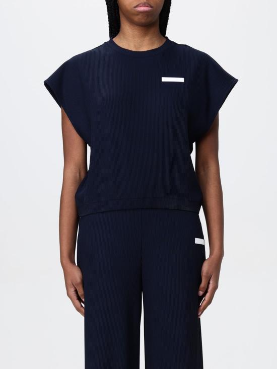 25SS 엠포리오 아르마니 민소매 티셔츠 7W000348AF12654 UB102 Blue