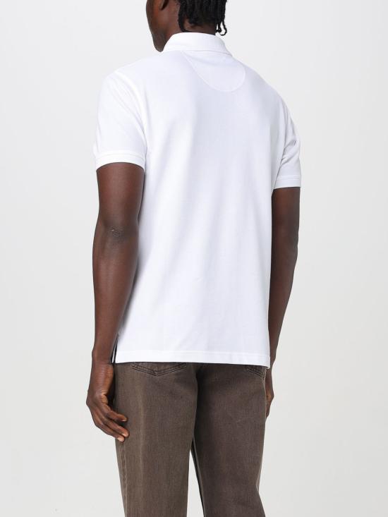 25FW 바버 폴로 티셔츠 MML0012 WH11 White - BARBOUR