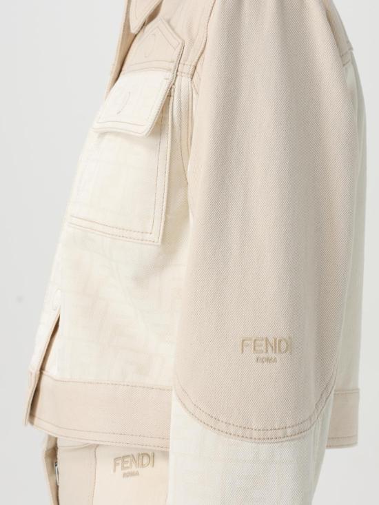25SS 펜디 자켓 FLF802AT23 F08QQ White - FENDI