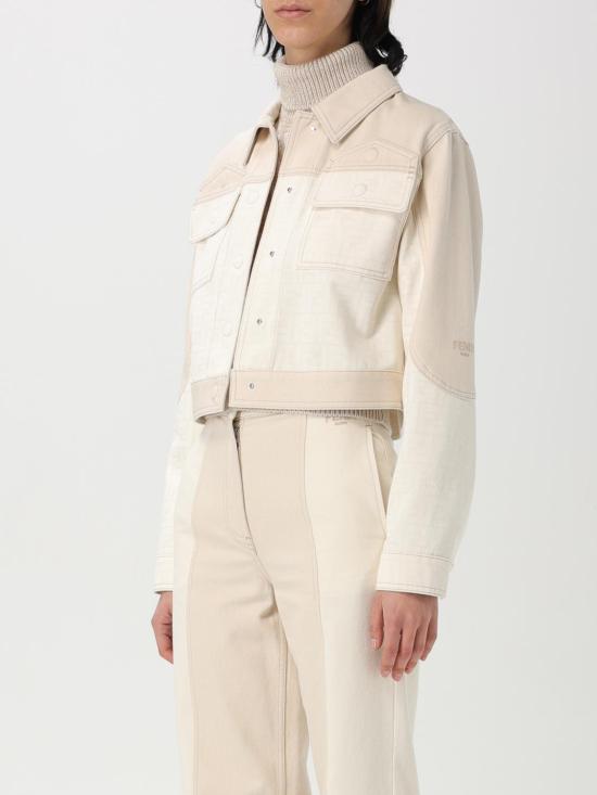 25SS 펜디 자켓 FLF802AT23 F08QQ White - FENDI