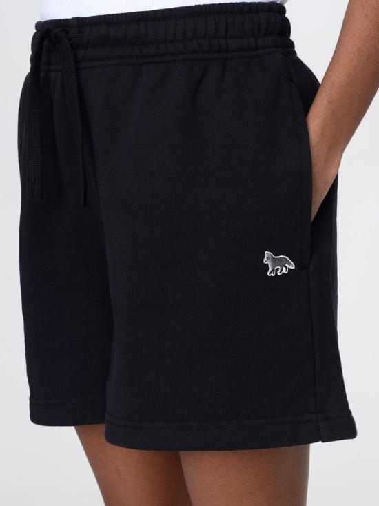 25SS 메종키츠네 숏팬츠 MW01113KM0325 P199 Black - MAISON KITSUNE