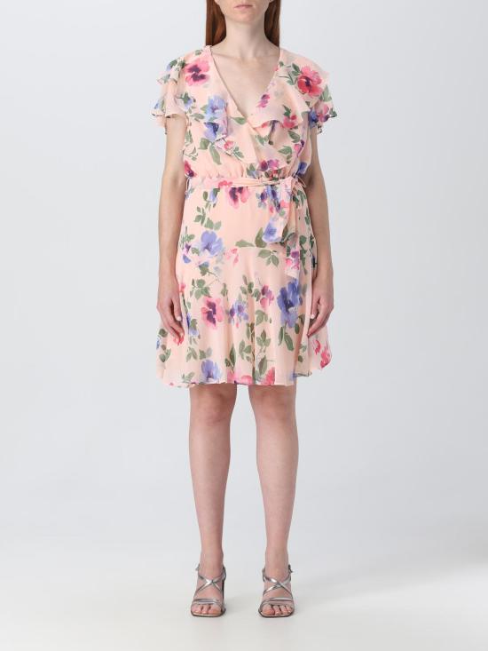  랄프 로렌 미디 원피스 200902745 001 Multicolor