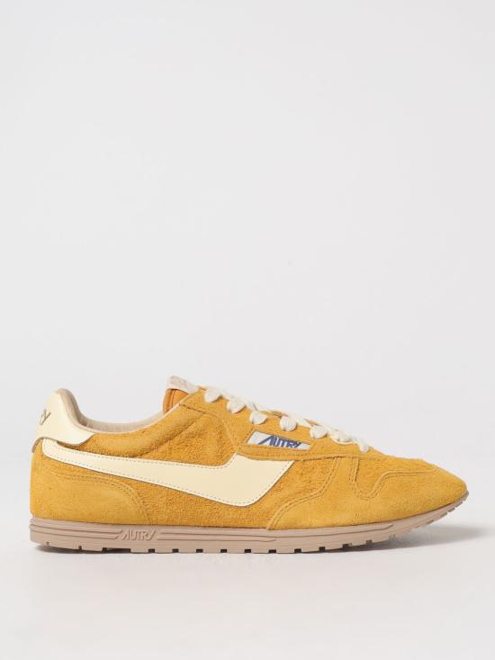 25SS 오트리 윈드스핀 스웨이드 레더 스니커즈 WSLMUB03 Ocher