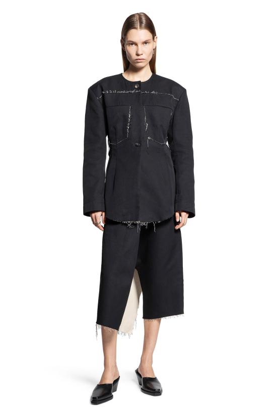  LITKOVSKA 숏 스커트 S04SS25BLACK Black - OTHER BRANDS