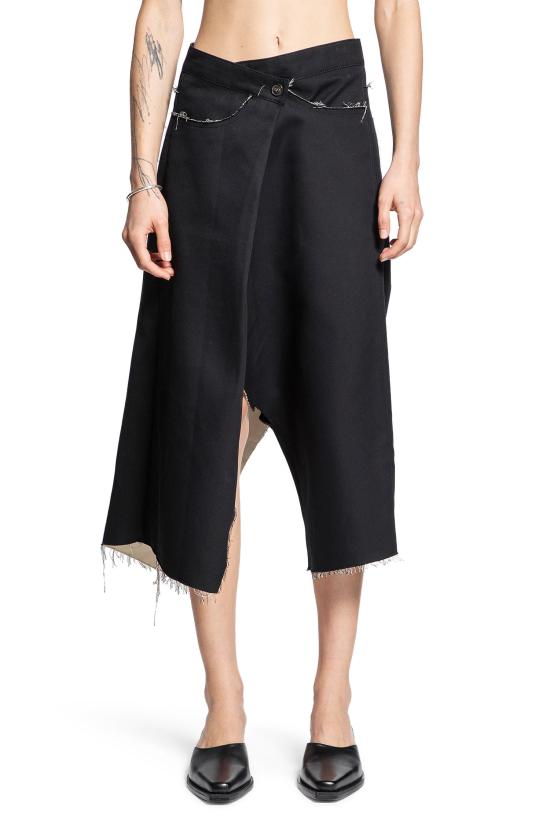  LITKOVSKA 숏 스커트 S04SS25BLACK Black - OTHER BRANDS